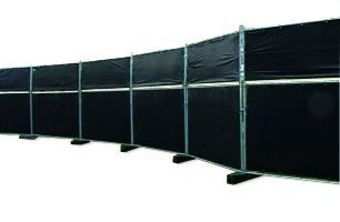 Opzethek geblindeerd zwart/wit t.b.v. bouwhek