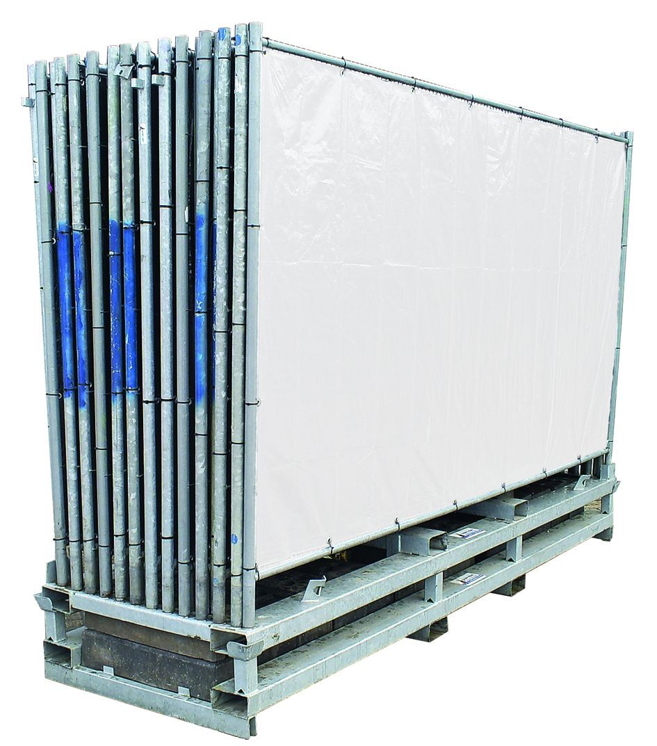 Evenementenhek geblindeerd 3.5 x 1.9 m