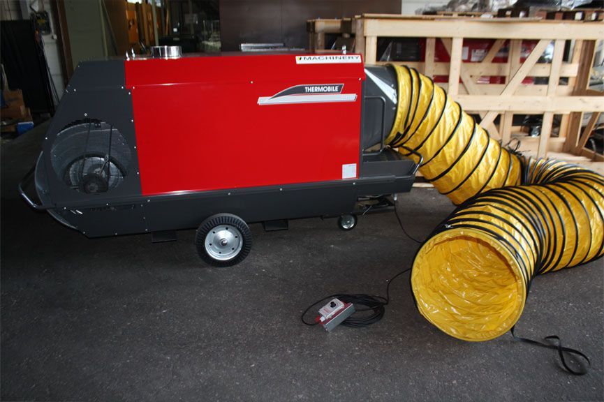 Indirect gestookte heater 185 kW radiaal – 400V