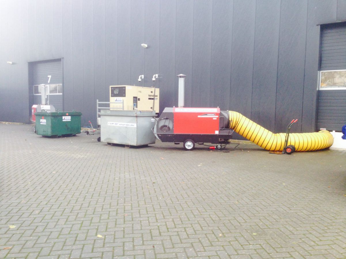 Indirect gestookte heater 185 kW radiaal – 400V