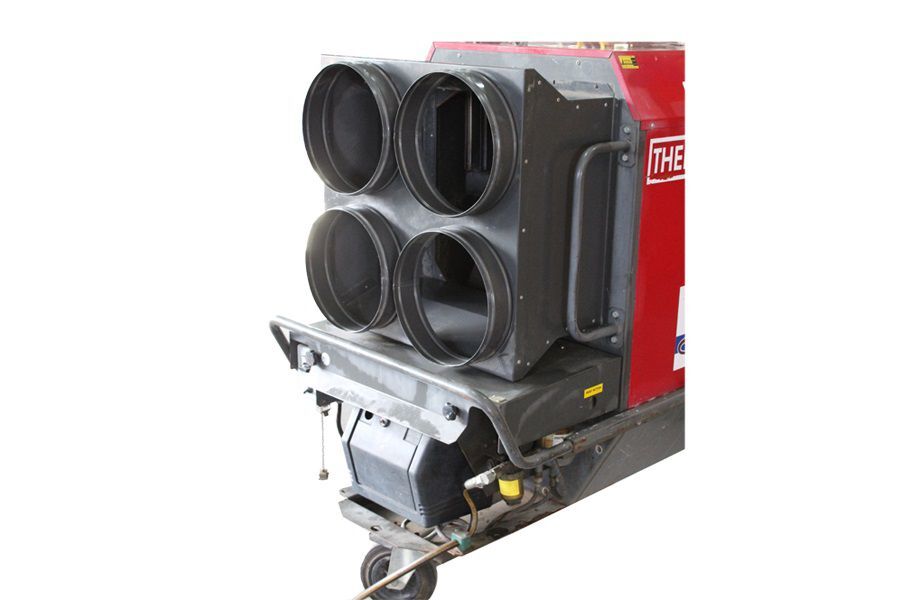 Verdeelbak 4 slangen t.b.v. indirect 111KW – Radiaal