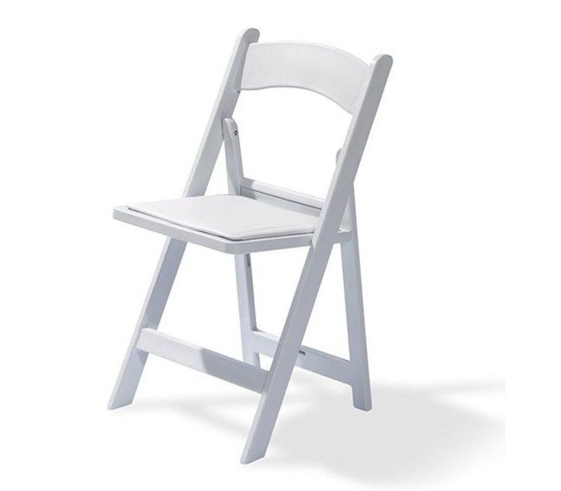 Wedding chair wit houtlook (aanbieding)