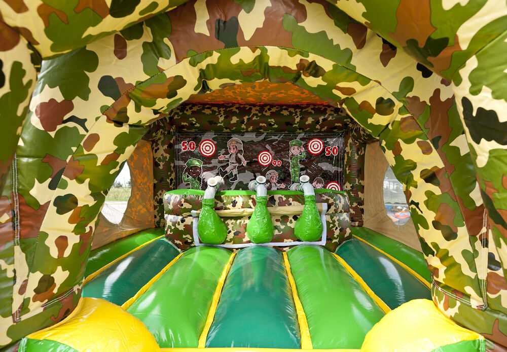 Springkussen Shooter Challenge Militair