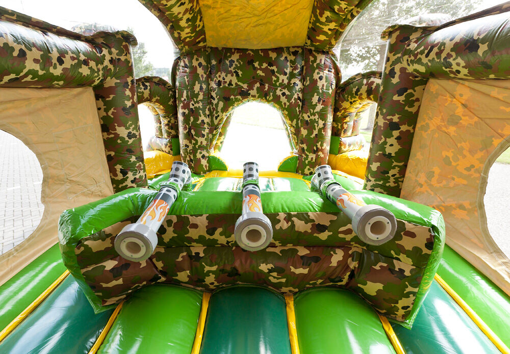 Springkussen Shooter Challenge Militair