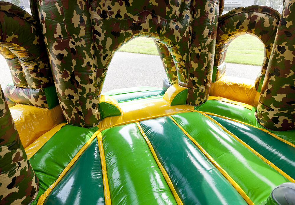 Springkussen Shooter Challenge Militair