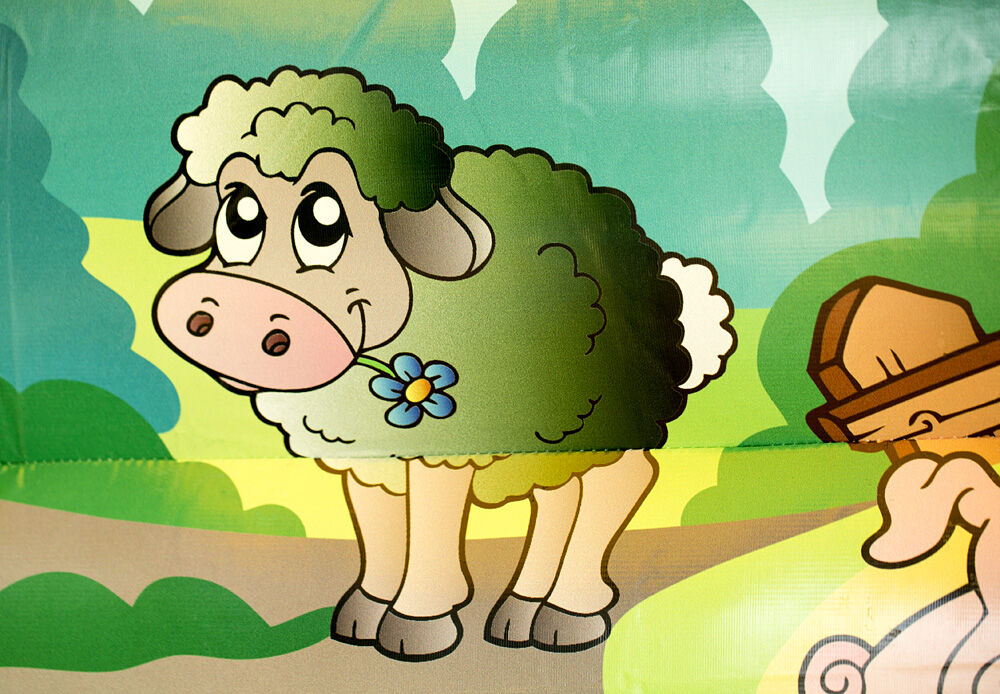 Springkussen Boerderij Medium