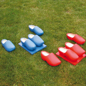 Duo klompen (blauw-rood)